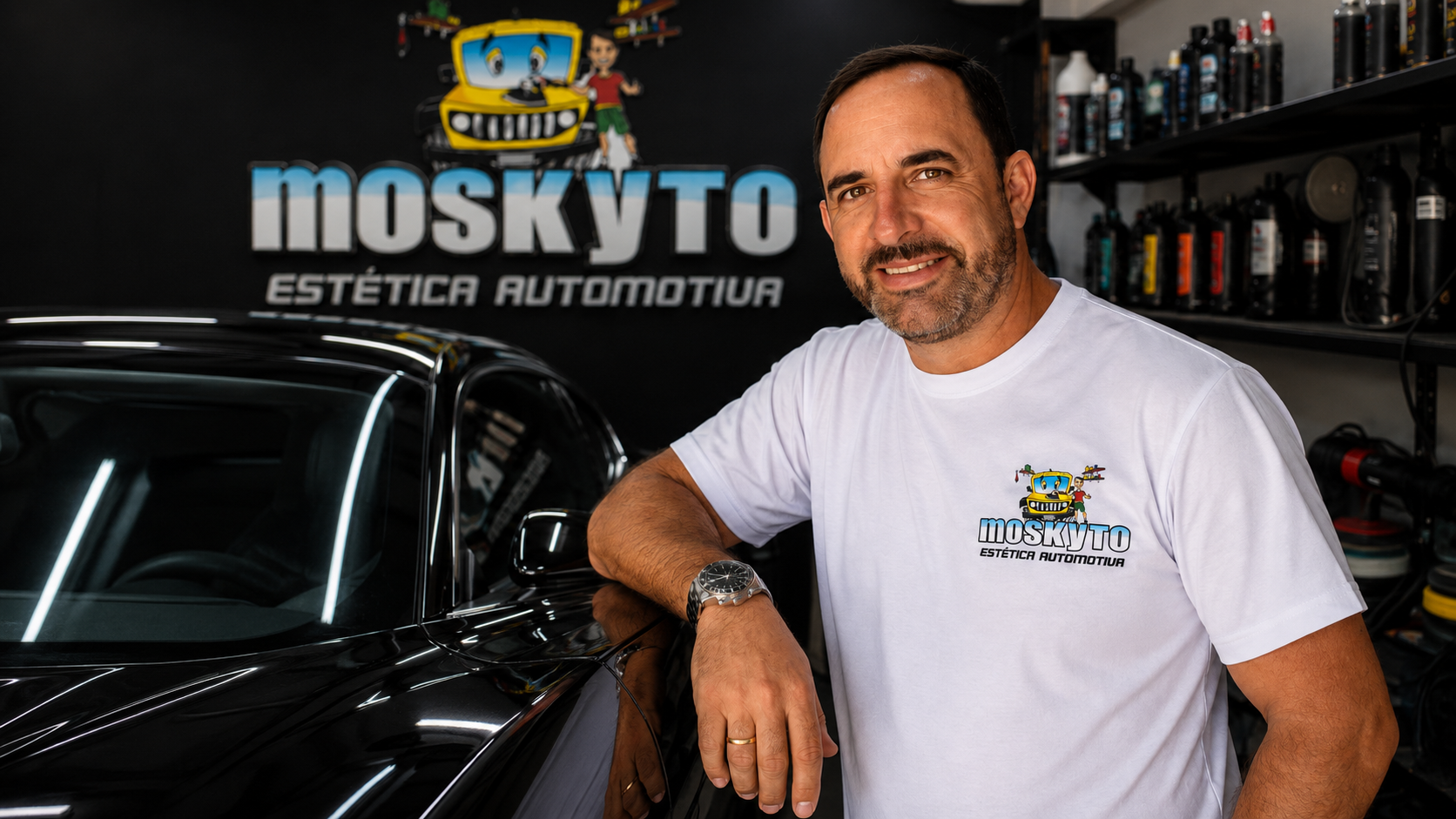 Equipe Moskito Estética Automotiva em Atibaia
